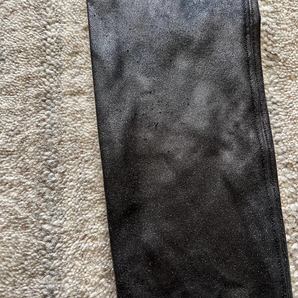 Spanx Black Faux Leather Shaping Leggings Size Small - Picture 11 of 13